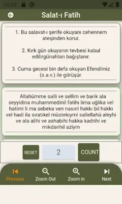 Salawat to Prophet Zikhirmati android App screenshot 3